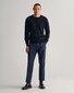 Gant Relaxed Cashmere Crew Neck Pullover Evening Blue