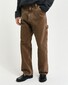 Gant Relaxed Cotton Canvas Workwear Pants Broek Roasted Walnut