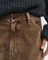 Gant Relaxed Cotton Canvas Workwear Pants Broek Roasted Walnut