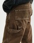 Gant Relaxed Cotton Canvas Workwear Pants Broek Roasted Walnut