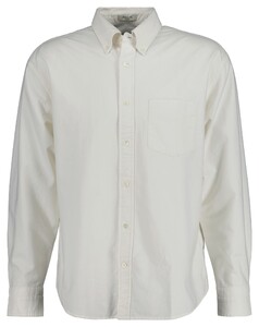 Gant Relaxed Heritage Oxford Uni Color Button-Down Shirt Eggshell