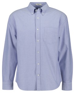 Gant Relaxed Heritage Oxford Uni Color Button-Down Shirt Myosotis Blue