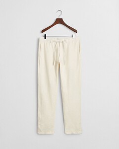 Gant Relaxed Linen Drawstring Pants Cream