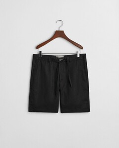 Gant Relaxed Linen Drawstring Shorts Bermuda Zwart