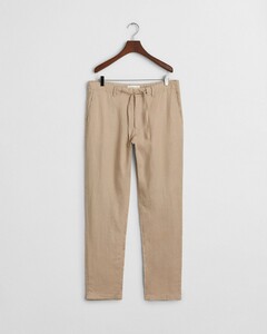 Gant Relaxed Linnen Drawstring Pants Broek Zand