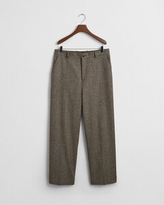 Gant Relaxed Mouliné Wool Suit Pants Broek Falcon Grey