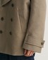 Gant Relaxed Peacoat Jas Taupe Beige