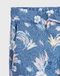 Gant Relaxed Printed Linen Short Bermuda Mid Blue Melange
