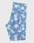 Gant Relaxed Printed Linen Short Bermuda Midden Blauw Melange
