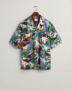 Gant Relaxed Resort Cotton Lyocell Fantasy Pattern Overhemd Multicolor