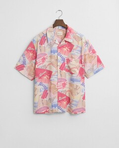 Gant Relaxed Resort Fantasy Overhemd Fresh Blue