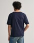 Gant Relaxed Subtle USA Logo Short Sleeve T-Shirt Evening Blue