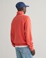 Gant Relaxed Sunfaded Half Zip Garment Washed Pullover Burnt Orange