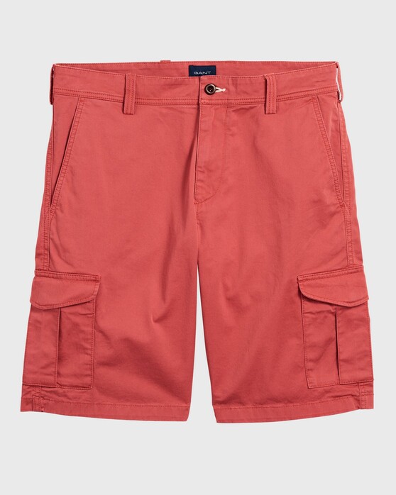 Gant Relaxed Twill Utility Shorts Bermuda Mineral Red