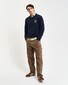 Gant Relaxed Uni Color Sporty G Terry Badge Crew Neck Pullover Evening Blue