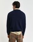 Gant Relaxed Uni Color Sporty G Terry Badge Crew Neck Pullover Evening Blue