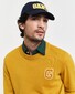 Gant Relaxed Uni Color Sporty G Terry Badge Crew Neck Pullover Maple Yellow