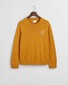 Gant Relaxed Uni Color Sporty G Terry Badge Crew Neck Pullover Maple Yellow