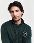 Gant Relaxed Uni Color Sporty G Terry Badge Crew Neck Trui Tartan Green