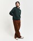 Gant Relaxed Uni Color Sporty G Terry Badge Crew Neck Trui Tartan Green