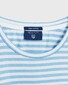 Gant Repeat Stripe T-Shirt Capri Blue