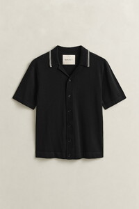Gant Resort Collar Polo Pullover Poloshirt Black