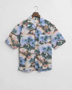 Gant Resort Island Fantasy Shirt Perfect Blue