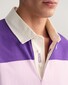 Gant Retro Block Stripe Short Sleeve Rugger Polo Dark Violet