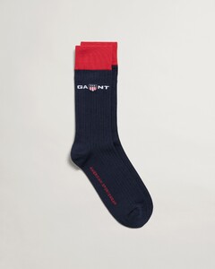 Gant Retro Shield Socks Sokken Avond Blauw