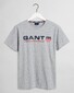 Gant Retro Shield T-Shirt Grijs Melange