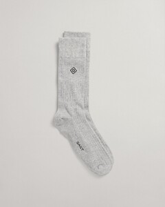 Gant Rib Diamond G Socks Socks Light Grey