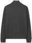 Gant Rib Full Zip Vest Cardigan Anthracite Melange
