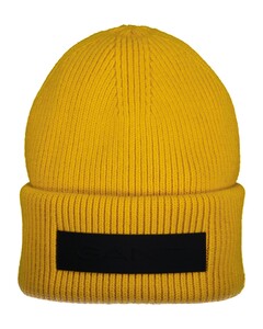 Gant Ribbed Beanie Muts Narcis Geel