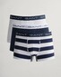 Gant Rugby Stripe Trunk 3Pack Ondermode Marine