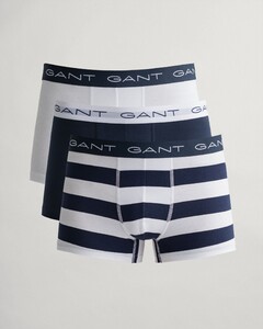 Gant Rugby Stripe Trunk 3Pack Underwear Marine