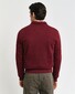 Gant Sacker Rib Half Zip Subtle Tone-on-Tone Logo Embroidery Pullover Wine Red