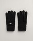 Gant Schield Wool Gloves Black