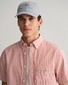 Gant Seersucker Stripe Short Sleeve Button-Down Overhemd Sunset Pink