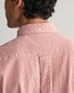 Gant Seersucker Stripe Short Sleeve Button-Down Overhemd Sunset Pink