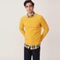 Gant Shetland Pullover Dark Yellow Melange