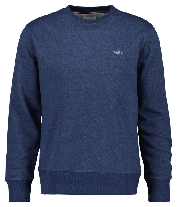 Gant Shield C-Neck Sweat Pullover Dark Jeansblue Melange