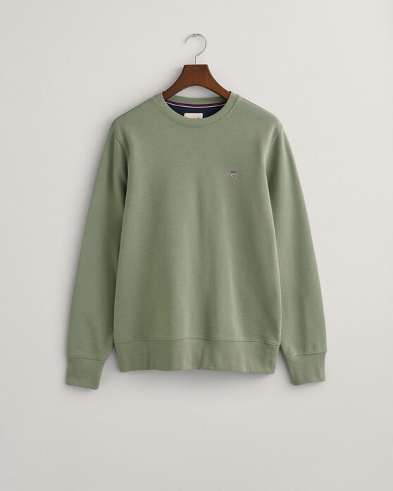 Gant Shield C-Neck Sweat Pullover Dry Green