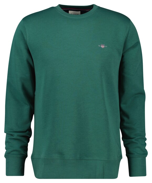 Gant Shield C-Neck Sweat Pullover Woody Green