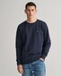 Gant Shield C-Neck Sweat Trui Avond Blauw