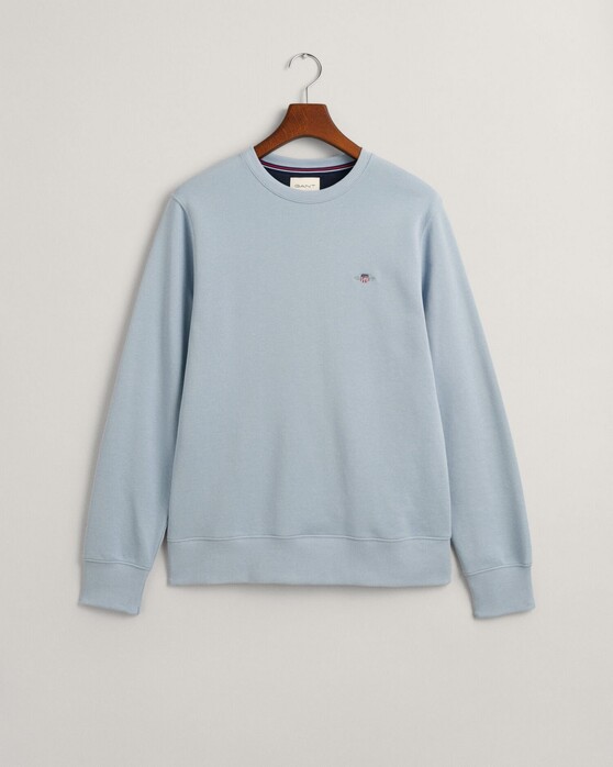 Gant Shield C-Neck Sweat Trui Dove Blue