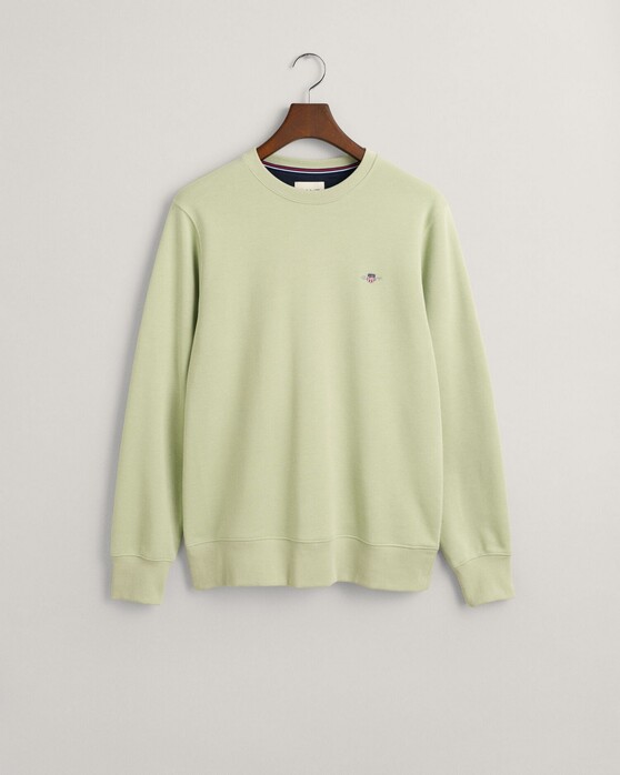 Gant Shield C-Neck Sweat Trui Milky Matcha