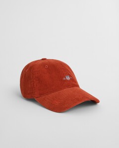 Gant Shield Embroidery Corduroy Cap Modern Rust