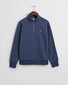 Gant Shield Half-Zip Sweat Pullover Dark Jeansblue Melange