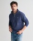 Gant Shield Half-Zip Sweat Pullover Dark Jeansblue Melange