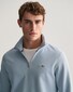 Gant Shield Half-Zip Sweat Pullover Dove Blue